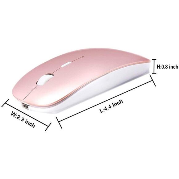 Bluetooth Wireless Mouse for MacBook Air Mac Pro Laptop Computer iPad Pad PC Las - Picture 6 of 6